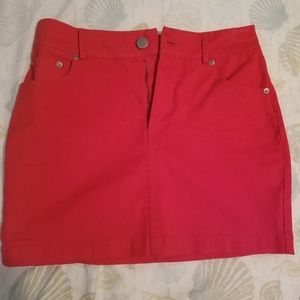 F21 Red Miniskirt